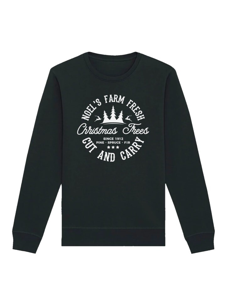 

Толстовка F4NT4STIC Sweatshirt Weihnachten Trees Farm Retro Sign, черный