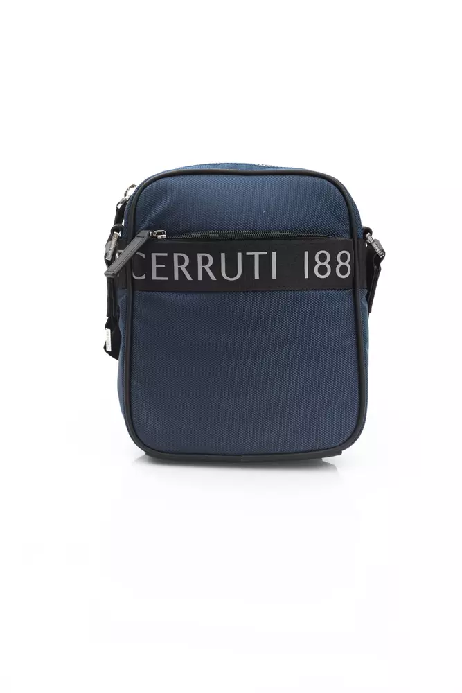 

Синяя нейлоновая мужская сумка-мессенджер CERRUTI 1881