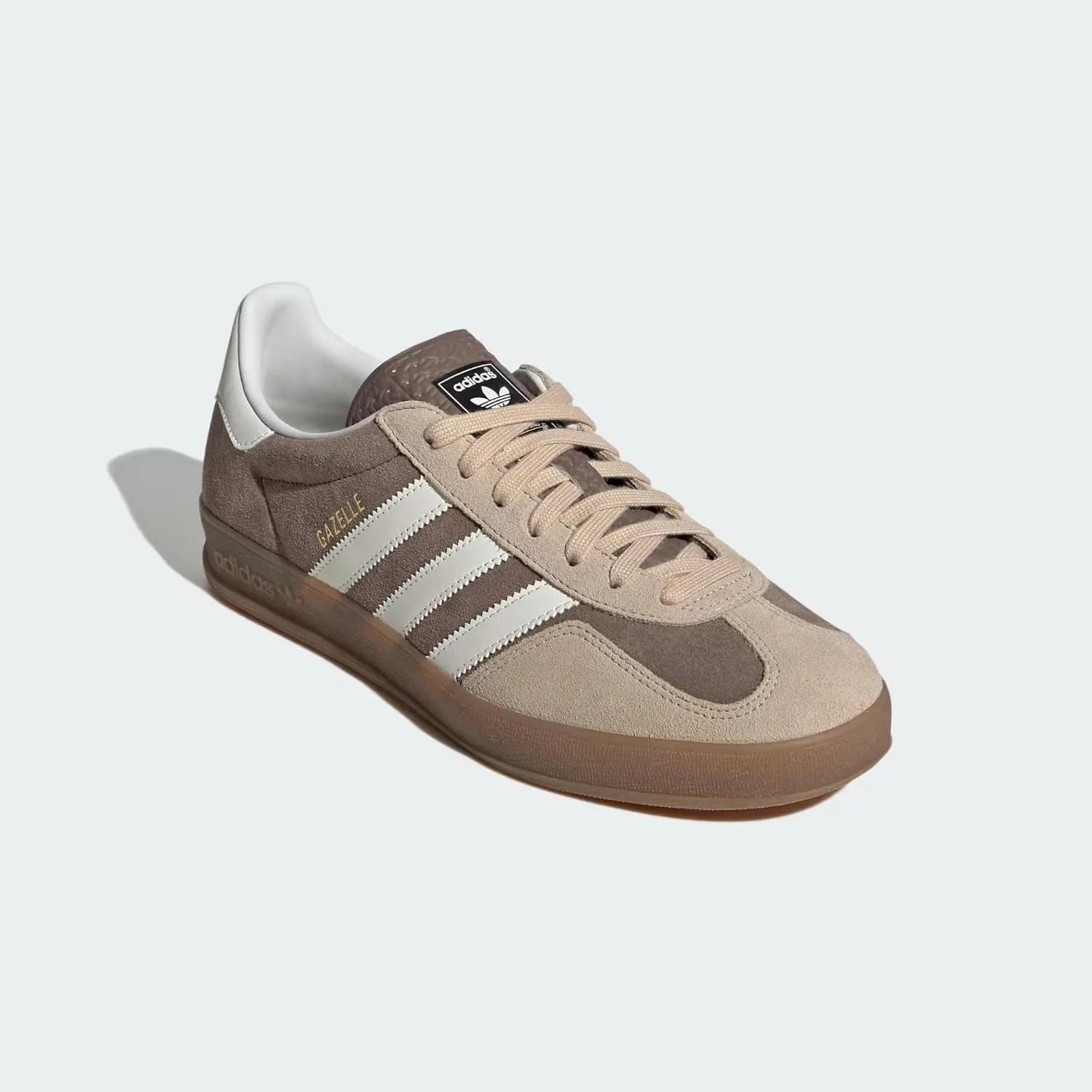 Кроссовки Adidas Gazelle Indoor Unisex Casual Shoes IF9646 коричневые — фото 4