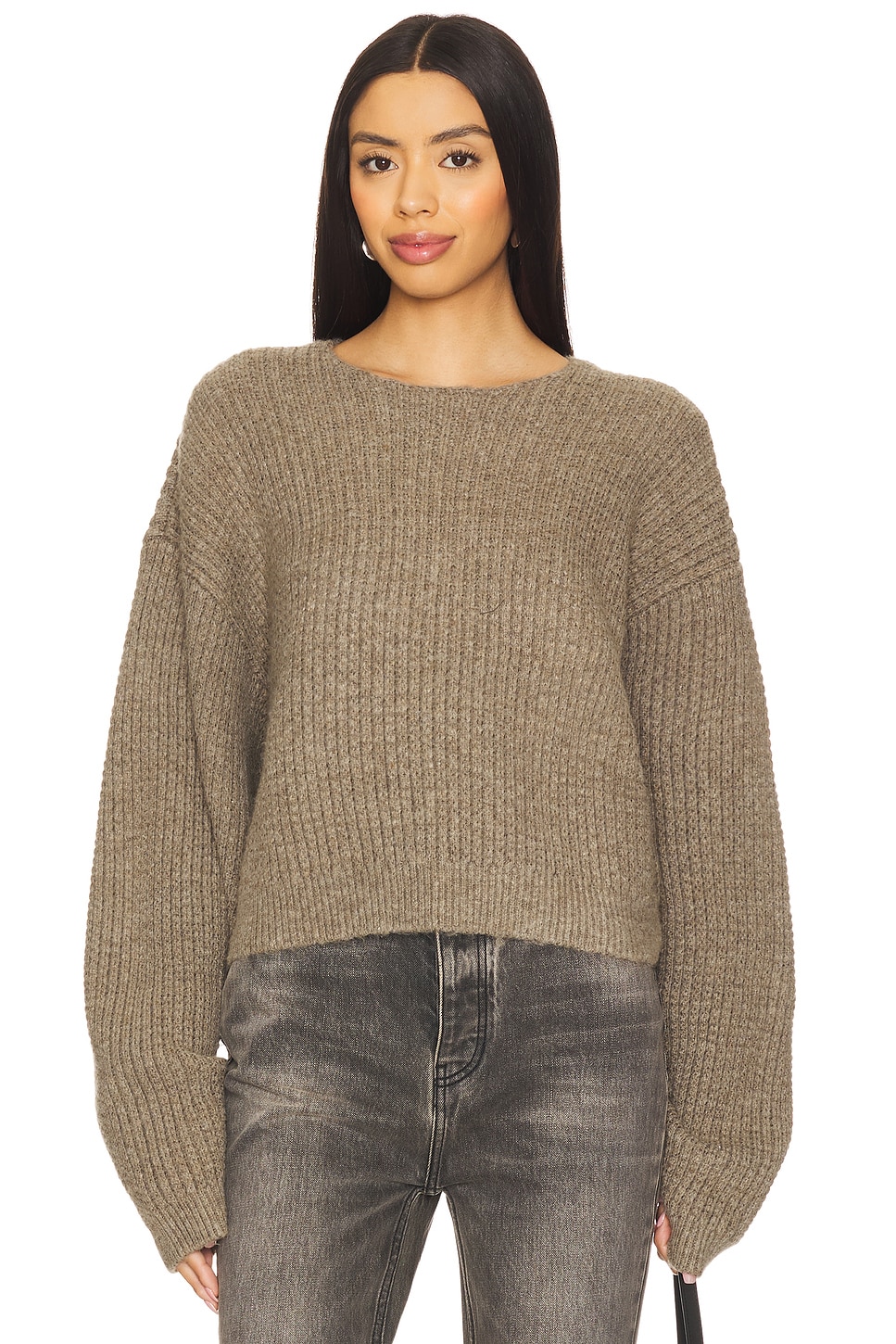 

Укороченный свитер Fear Of God Essentials, heather gray