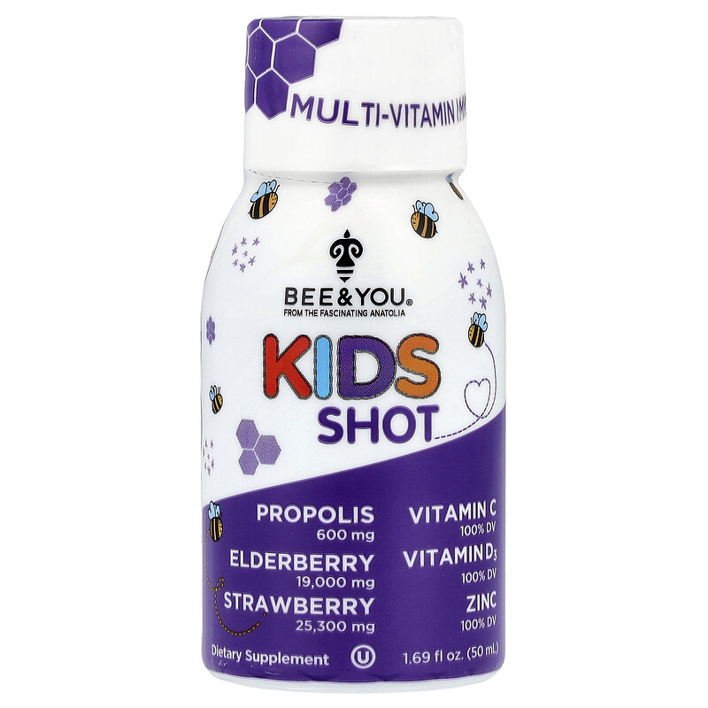 

Bee&You, Kids Shot, 50 мл (1,69 жидк. Унции)