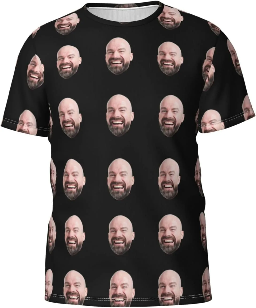 Футболка Custom T Shirts с принтом спереди и сзади — фото 4