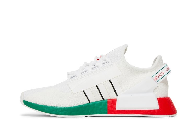 Кроссовки Adidas NMD_R1 V2 J, белый — фото 3