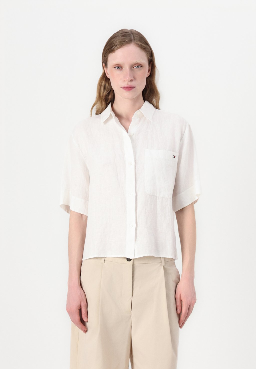 

Блузка на пуговицах RELAXED SHIRT Tommy Hilfiger, белый