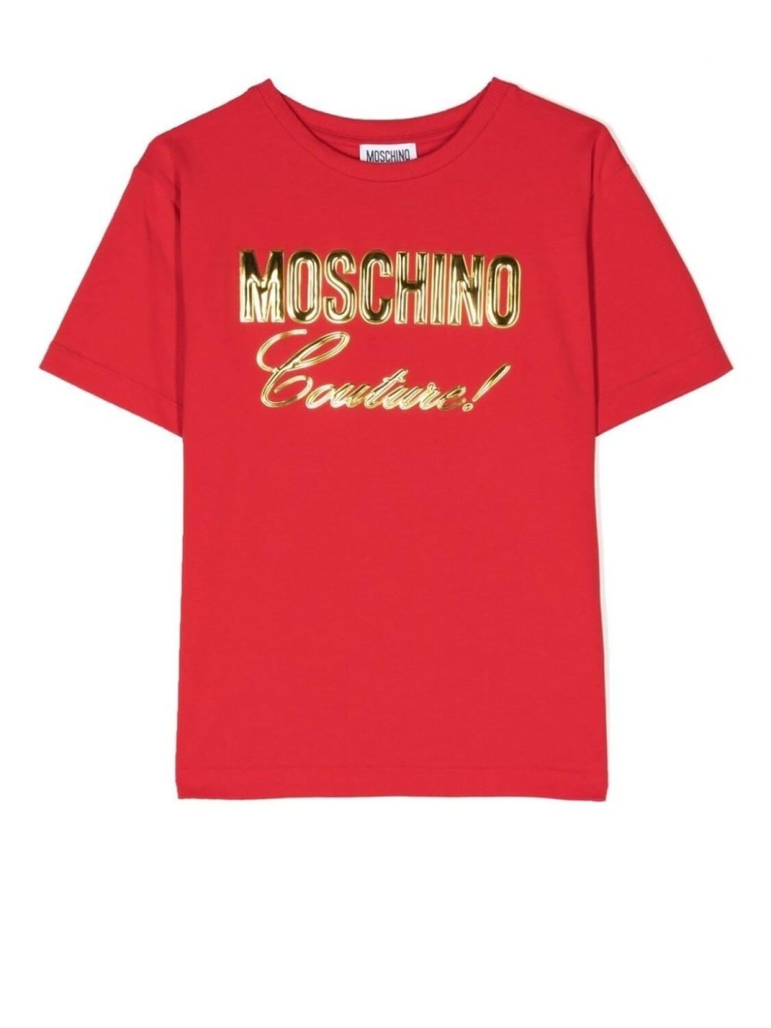 

Moschino Kids футболка с логотипом, красный