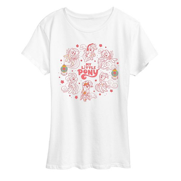 

Женская футболка с принтом к лунному новому году My Little Pony, White, Белый, Женская футболка с принтом к лунному новому году My Little Pony, White