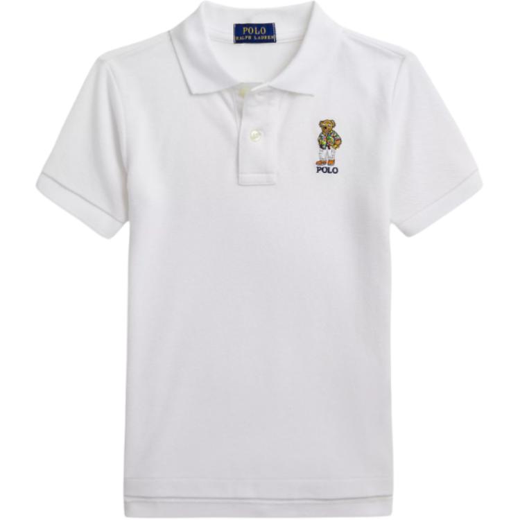Polo Ralph Lauren Футболка SS24 белая детская — фото 3