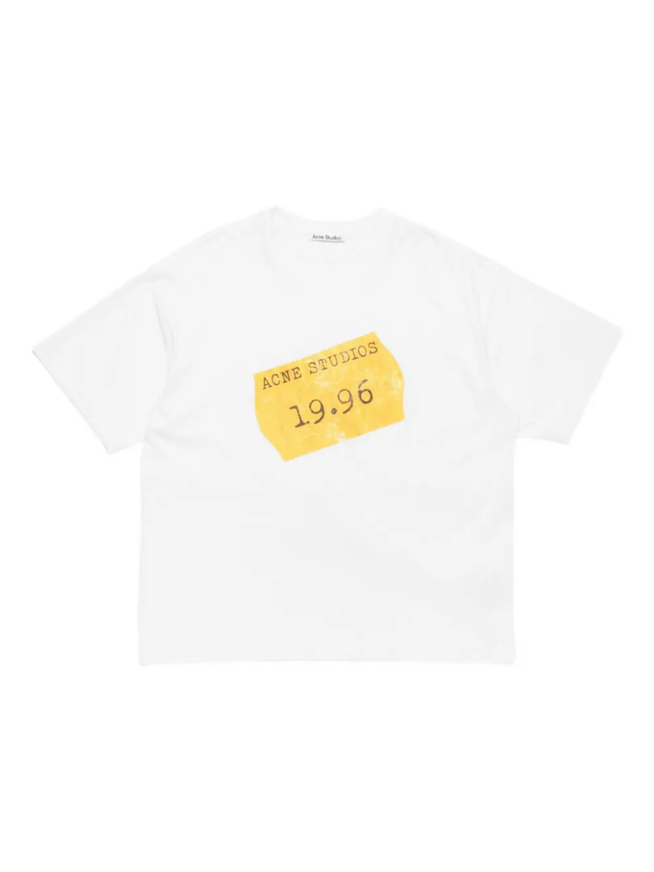 

Футболка Acne Studios из хлопковой смеси, белый