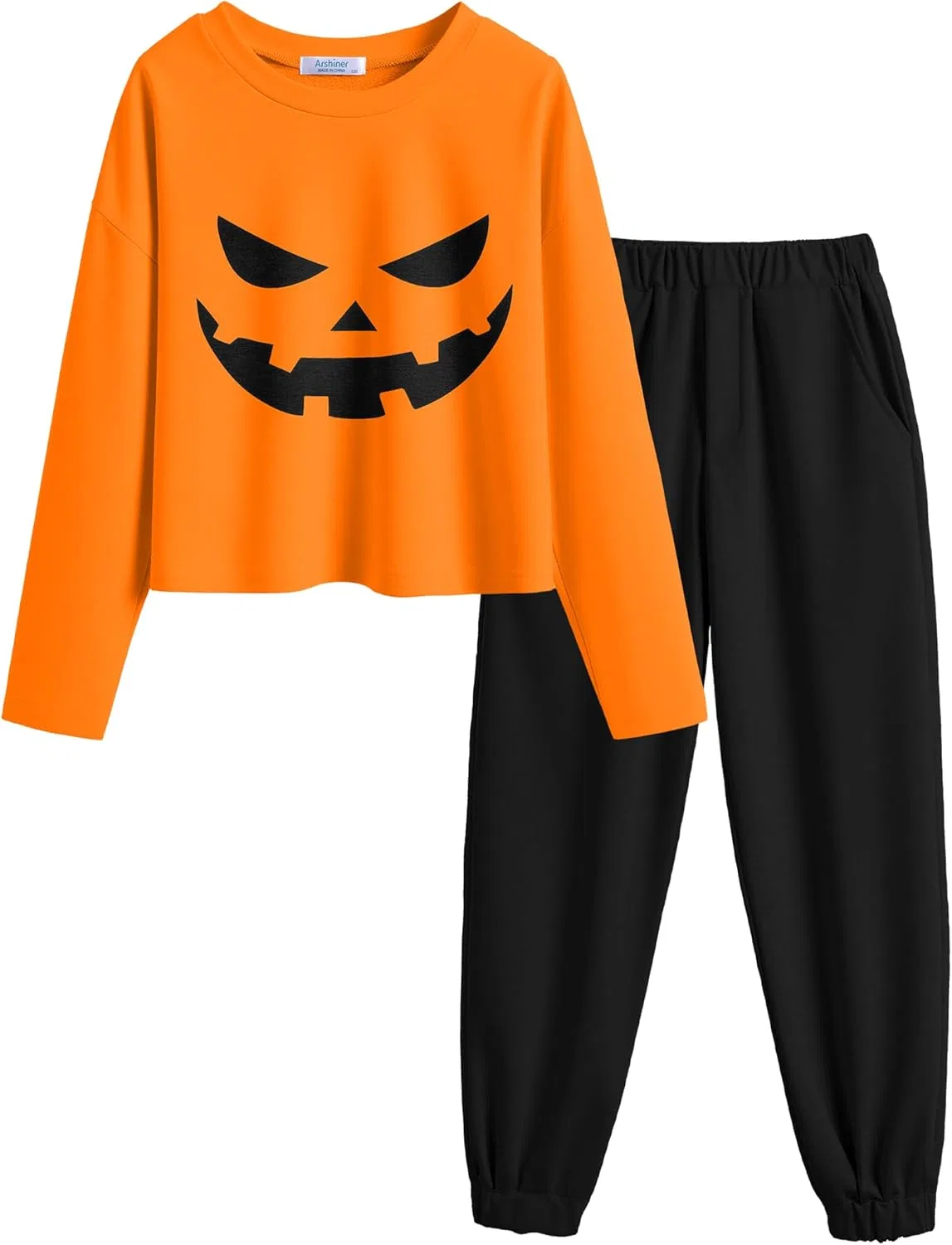 Детский спортивный костюм тай-дай, Arshiner, 2 предмета, Pumpkin