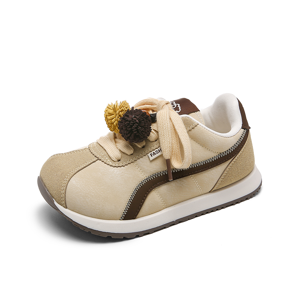 Lovely you Износостойкие и легкие женские скейтерские кеды Low Top в бело-голубом бежево-коричневом сосновом цвете, цвет White Blue Beige Brown Pinecone — фото 3
