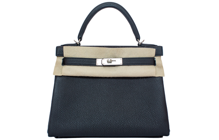 

Кожаная сумка Kelly Togo Noir Black HERMES
