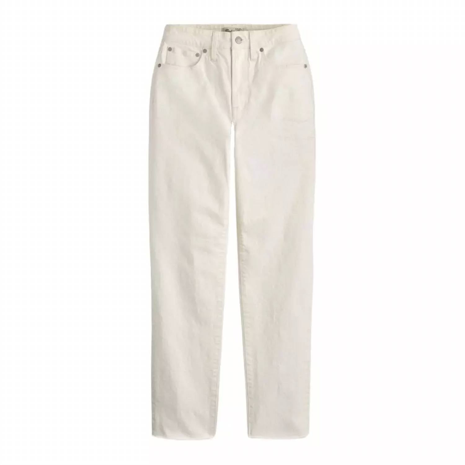 

Женские идеальные винтажные джинсы цвета слоновой кости Madewell