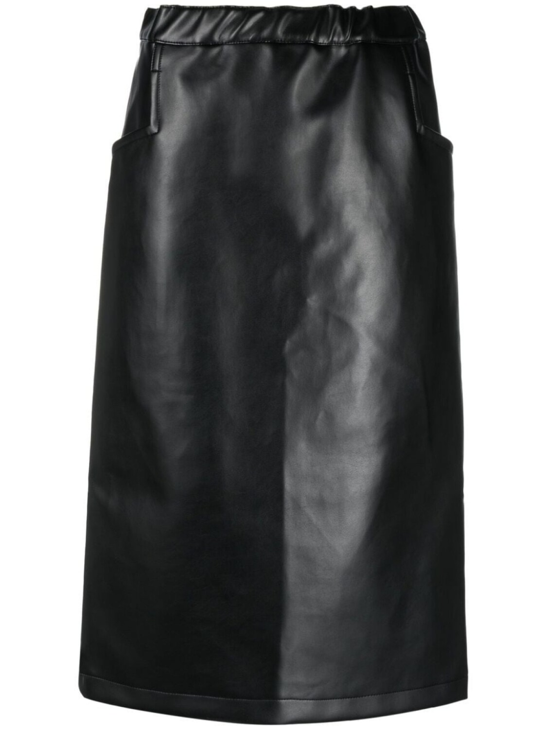 

Black Comme Des Garçons юбка из искусственной кожи с завышенной талией, черный