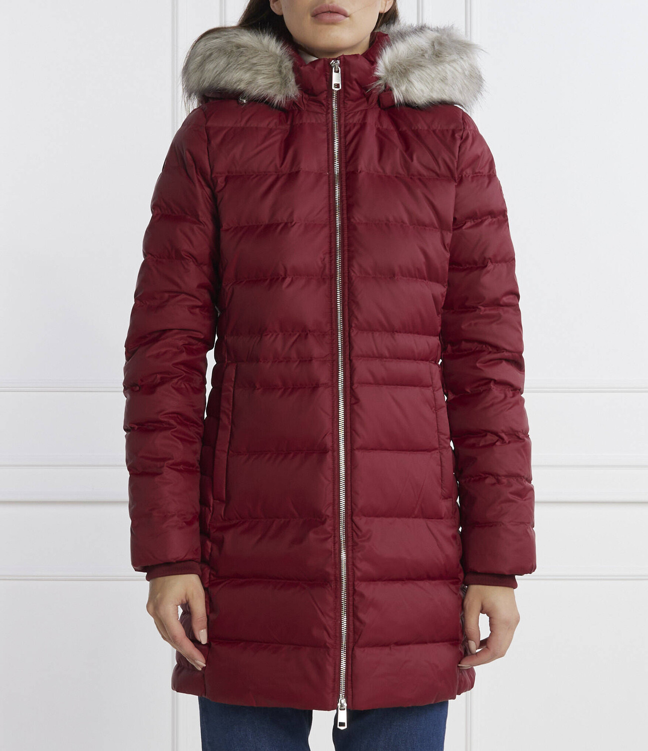 

Куртка Tommy Hilfiger TYRA Regular Fit, бордо