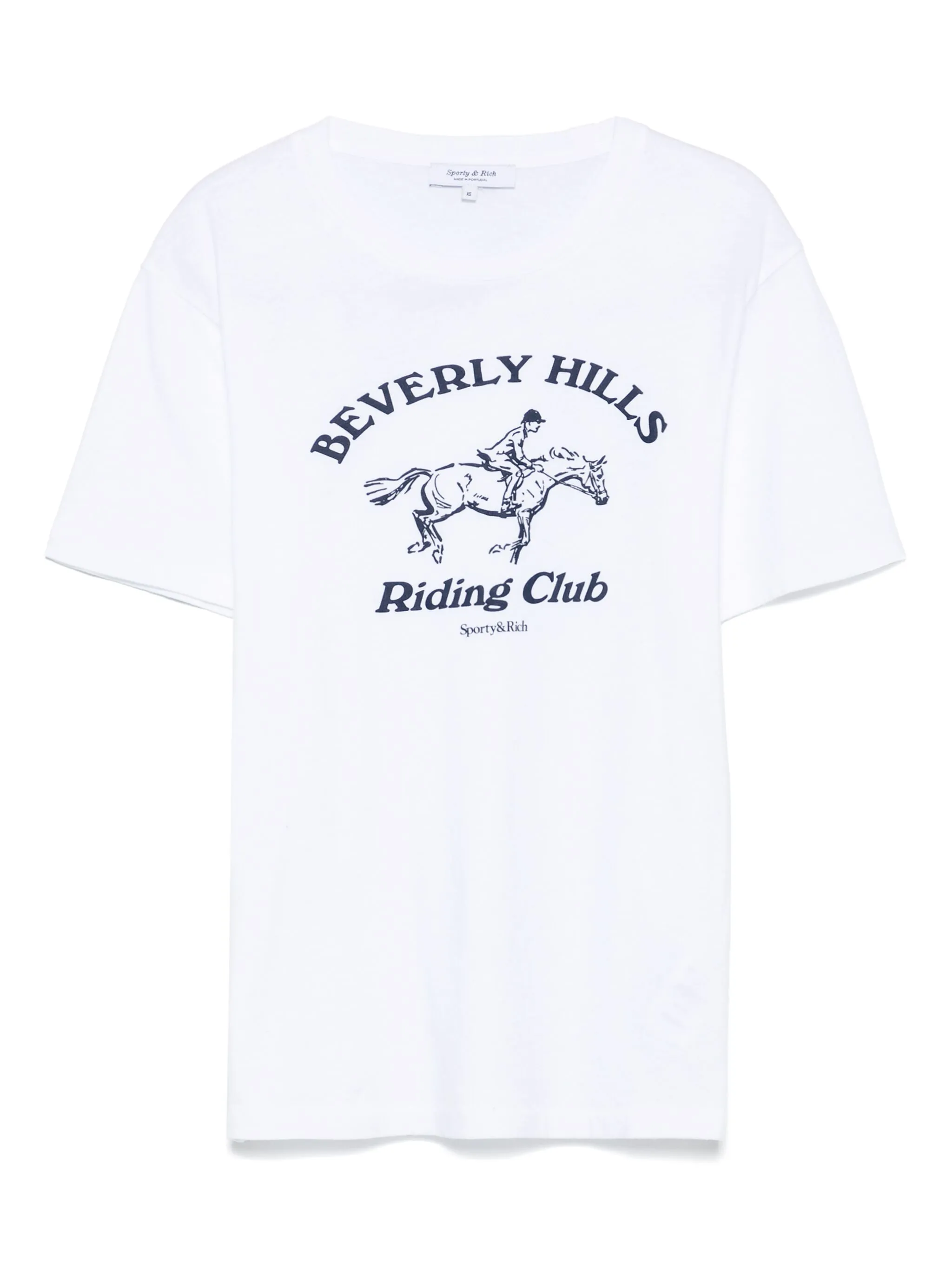 

Футболка Beverly Hills Riding Club Sporty & Rich, белый