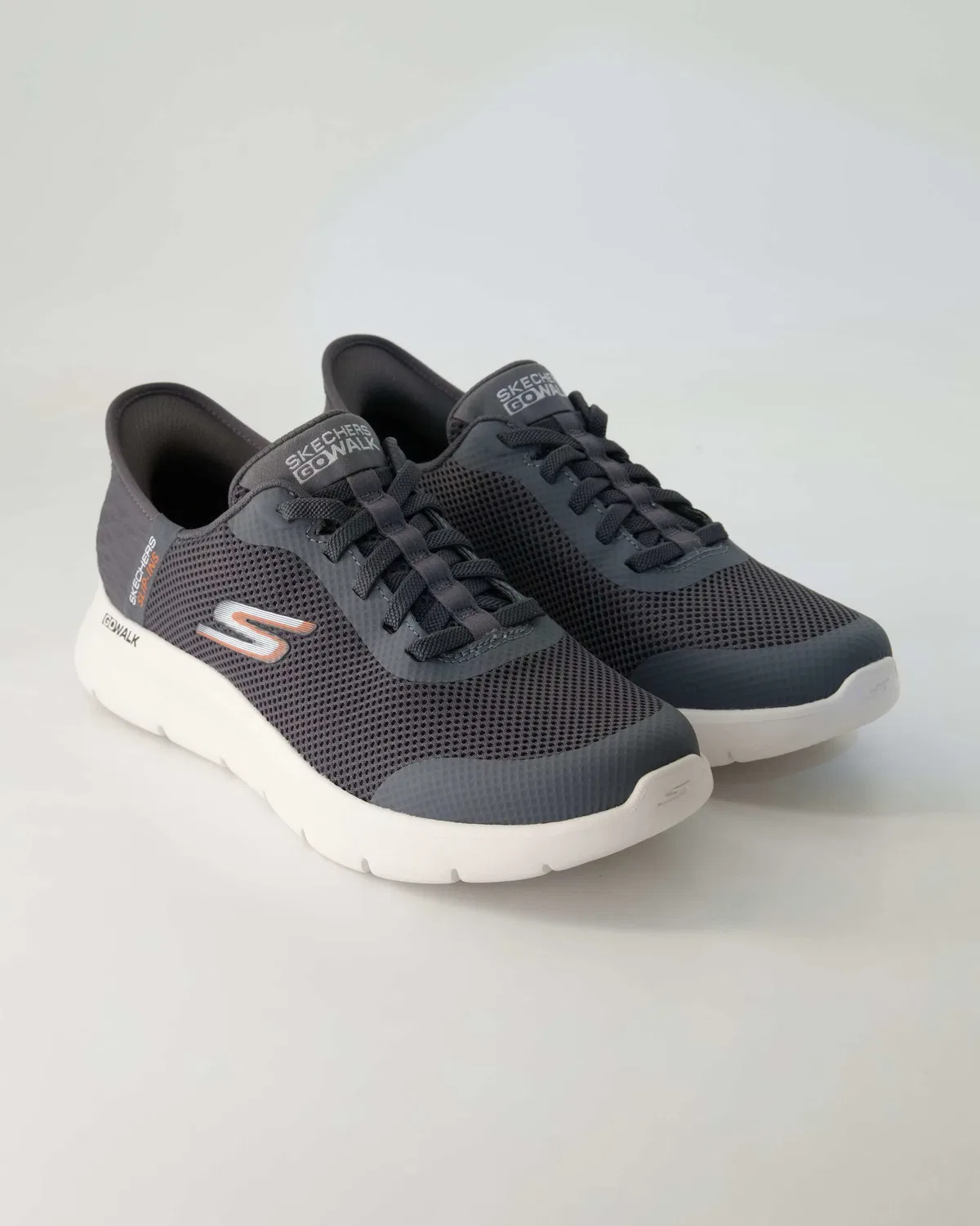 Сникерсы низкие hands free Slip-ins Skechers, серый