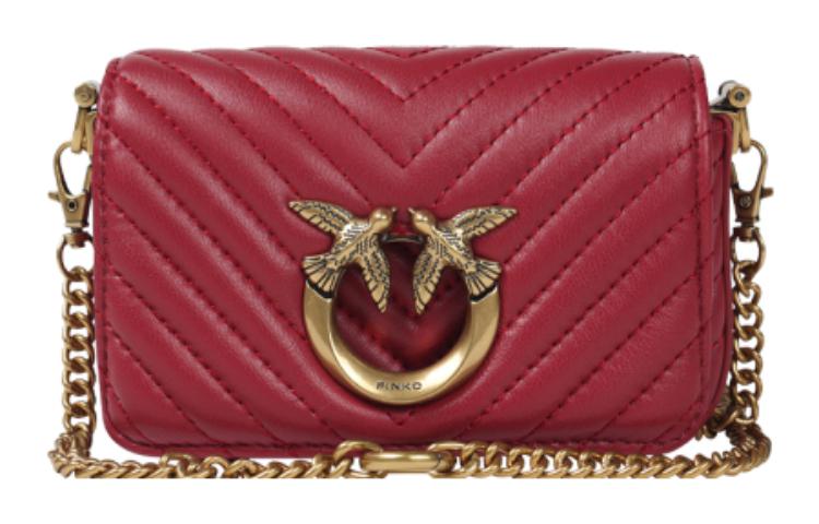 

PINKO Овчинная сумка-птица с коровьей кожей