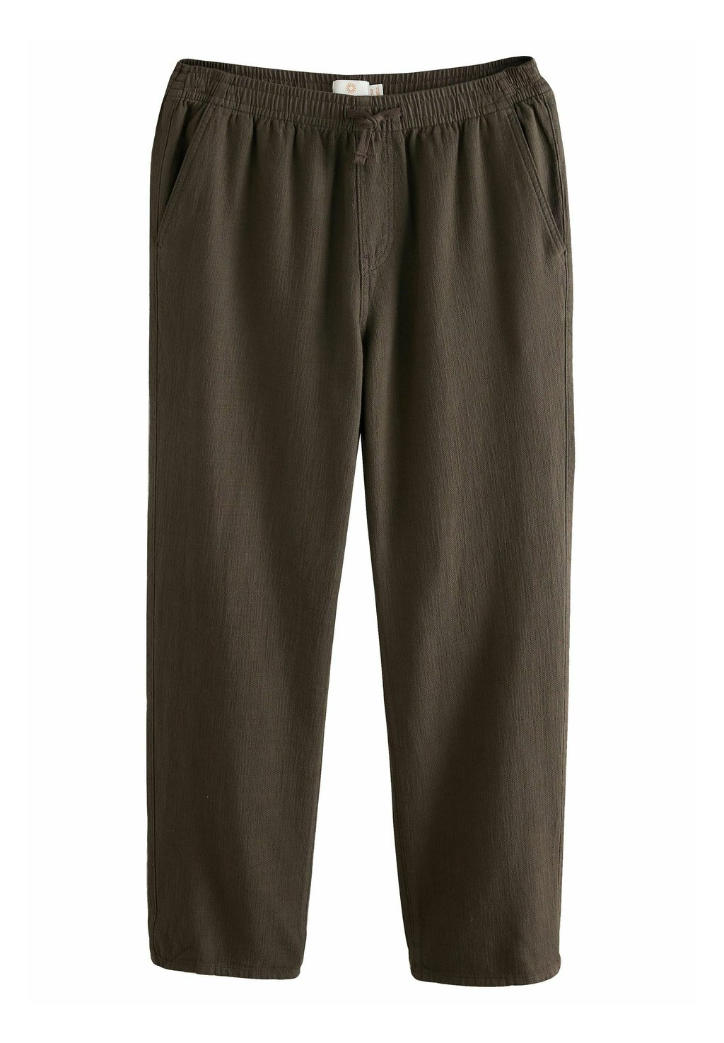 

Брюки REGULAR FIT - TEXTURED ELASTICATED WAIST Next, коричневый