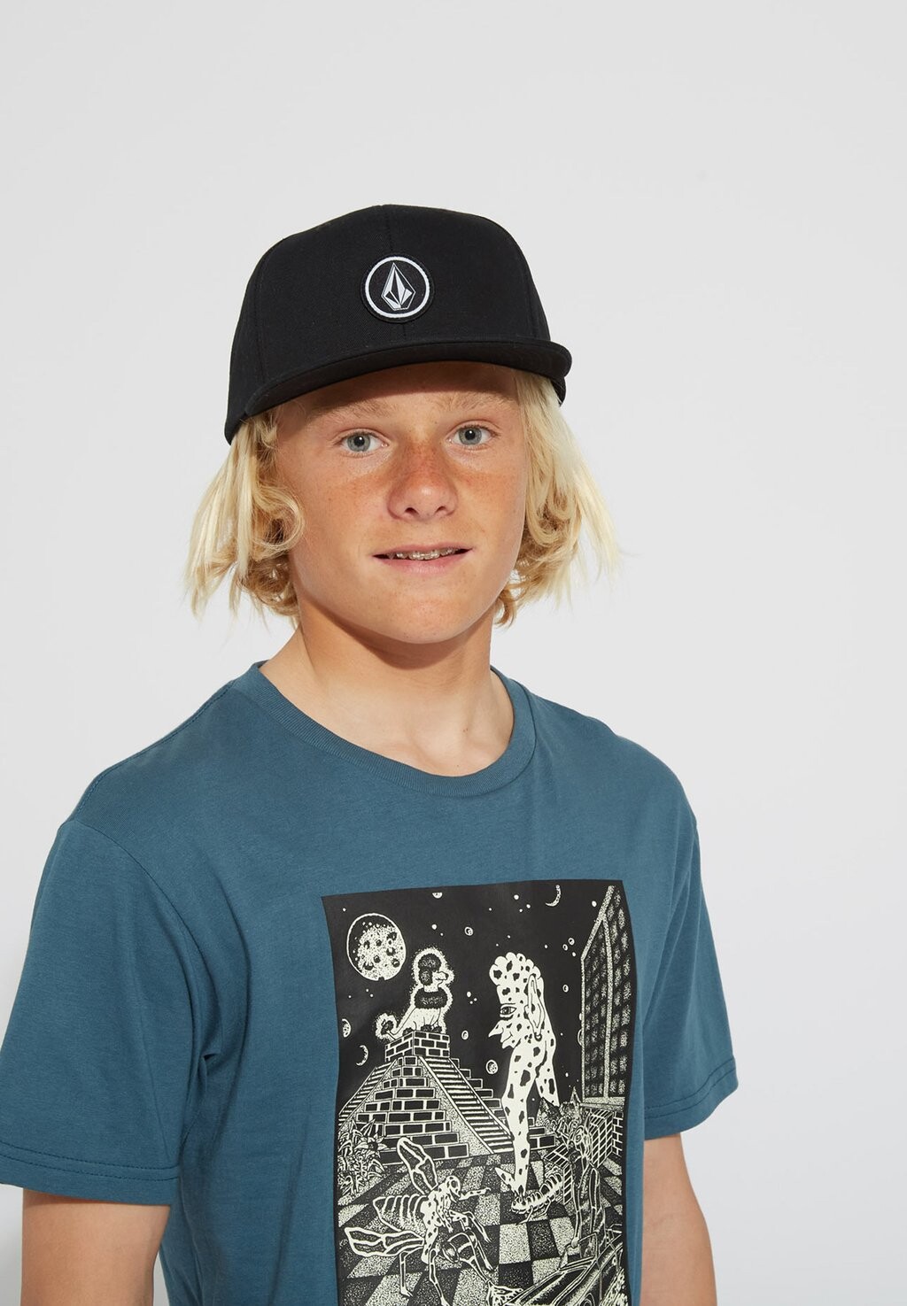 

Бейсболка QUARTER TWILL Volcom, цвет black