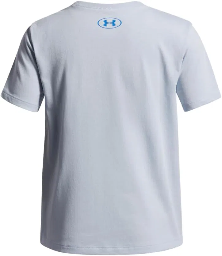 Футболка детская Under Armour, цвет Blue Calm / Blue Atlantis — фото 2