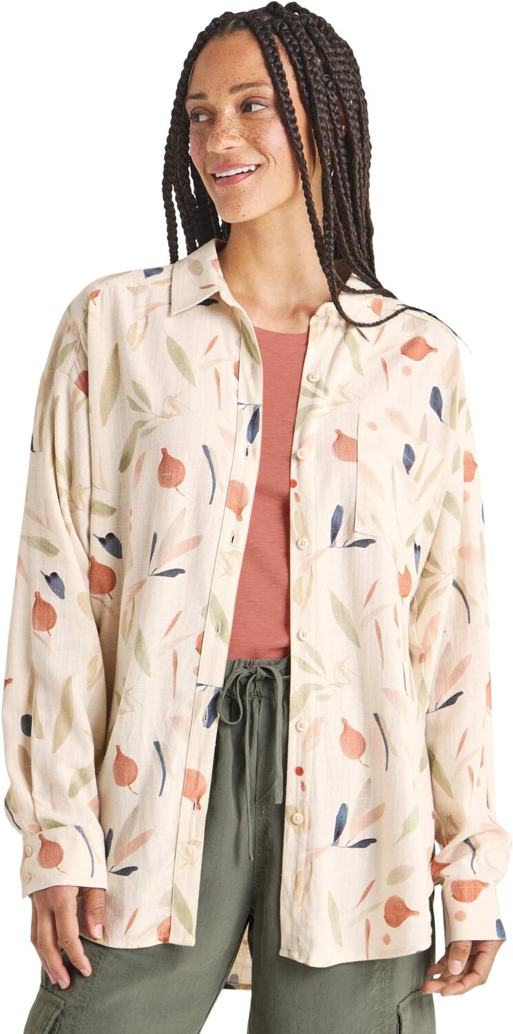 

Рубашка Splendid Suki Button Down, цвет Painterly Print