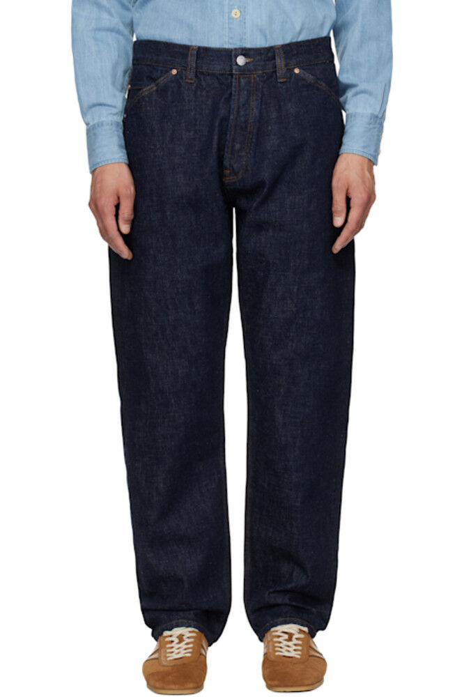 

Индиго Стоун Стирка 14.2oz Японские джинсы Selvedge Drake's