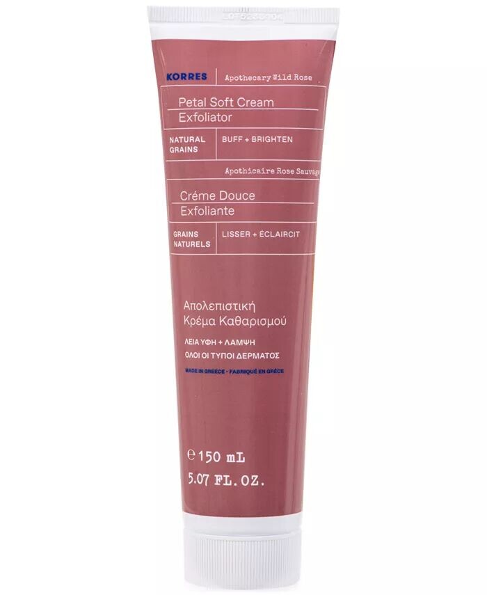 

Мягкий крем-эксфолиатор Apothecary Wild Rose Petal, 5,07 унции Korres