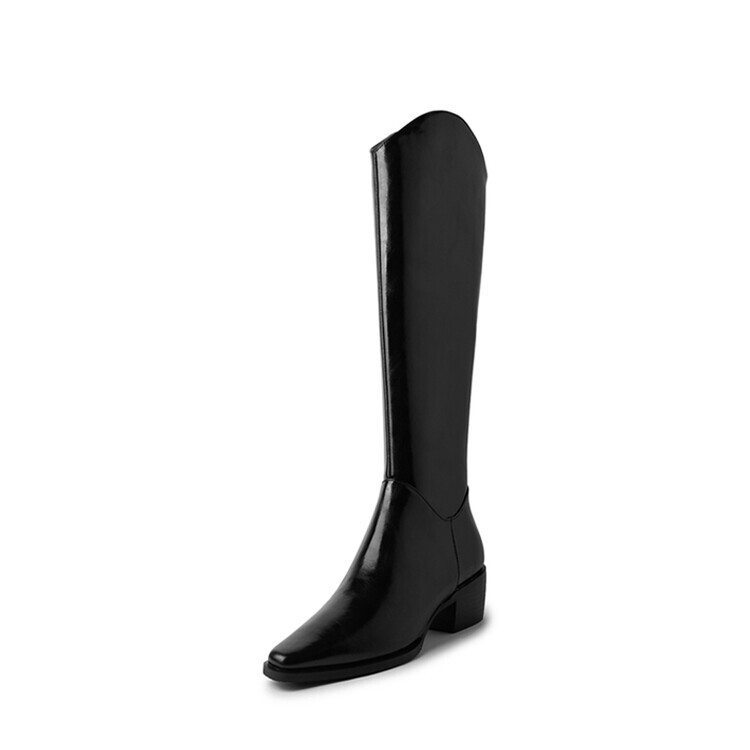 

Сапоги женские Su Yanjiao, цвет Black Fleece-lined