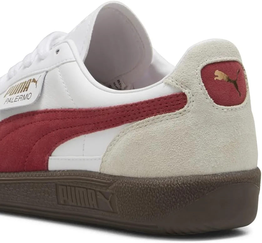 

Мужские кожаные туфли Puma Palermo, серый/красный