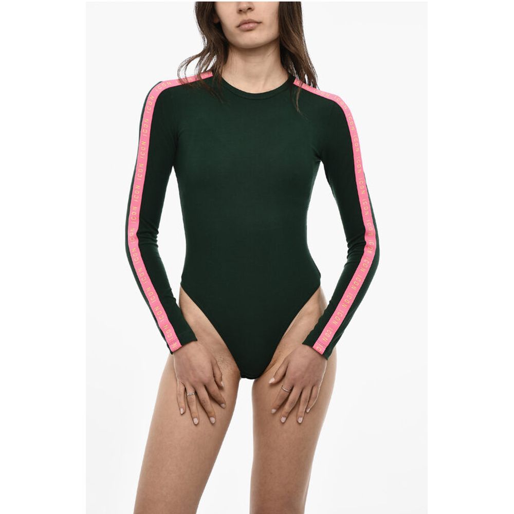 

Боди с длинными рукавами и логотипами Dsquared2, Green