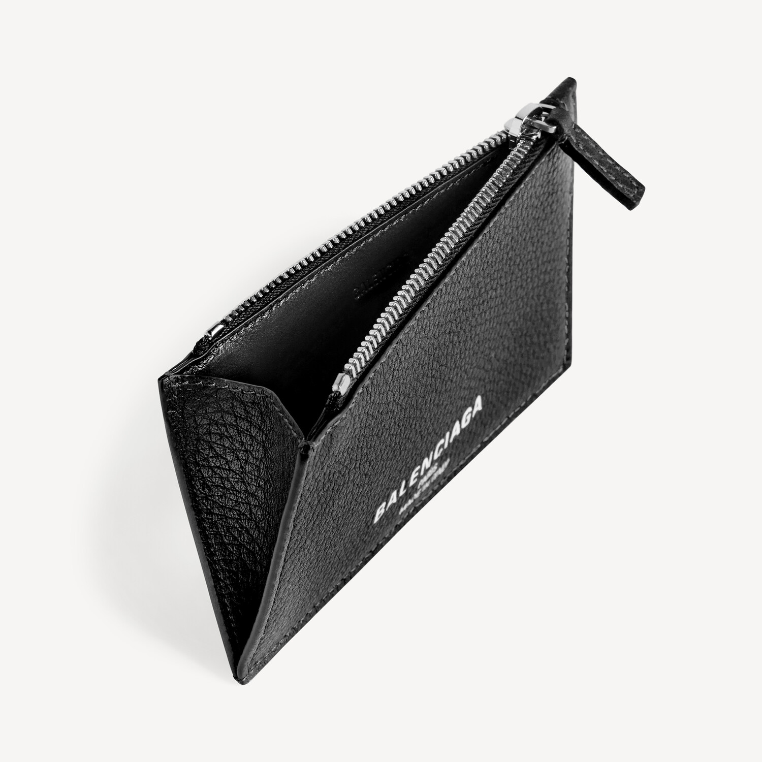 Мужской длинный держатель для кредитных карт и монет черного цвета BALENCIAGA, черный — фото 3