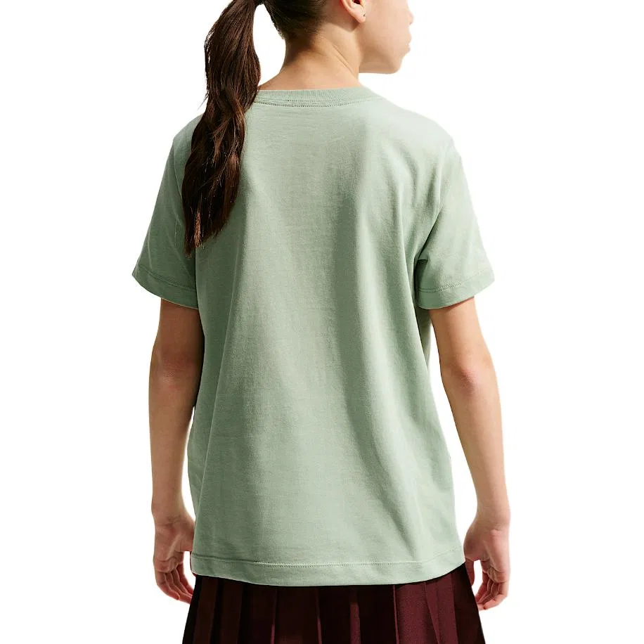 Футболка Nike Kids T Shirts зеленая — фото 3