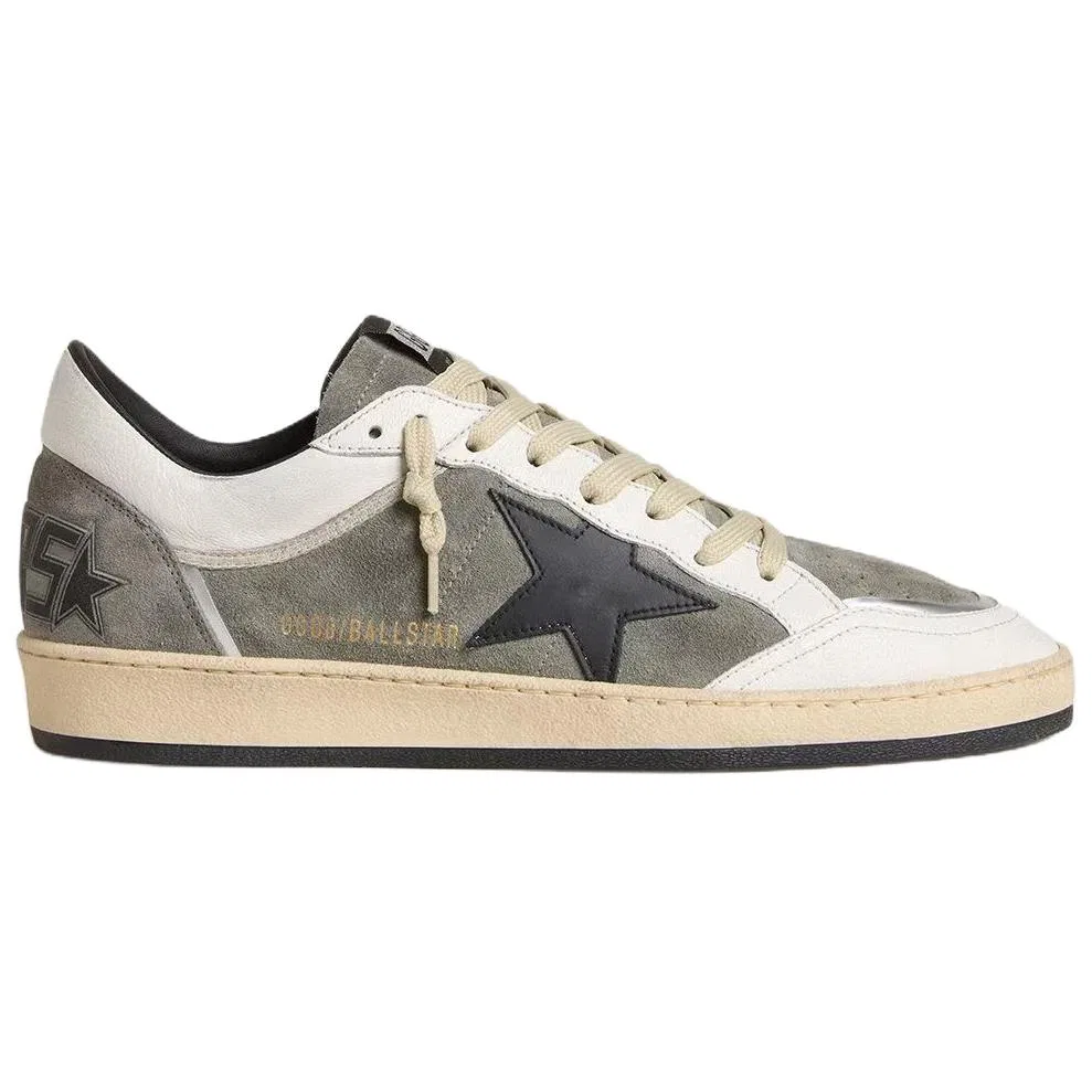 Кроссовки для скейтбординга Golden Goose Ball Star Low Top серые — фото 3