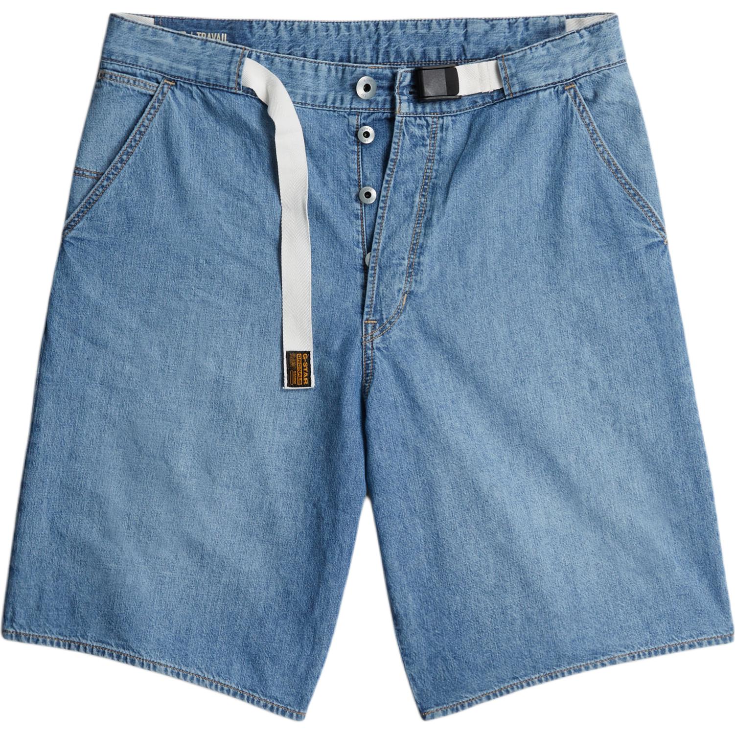 

G-STAR RAW Джинсовые шорты мужские светло-голубые