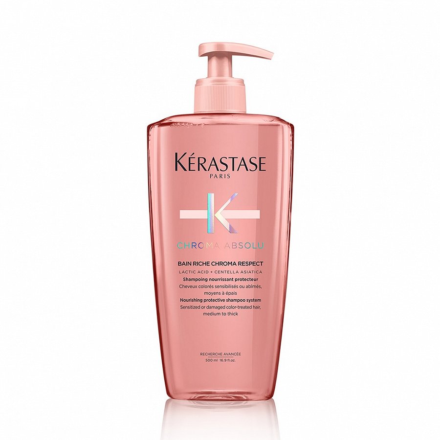 

Питательный защитный шампунь для волос chroma absolu bain riche chroma respect Kérastase, 500 мл