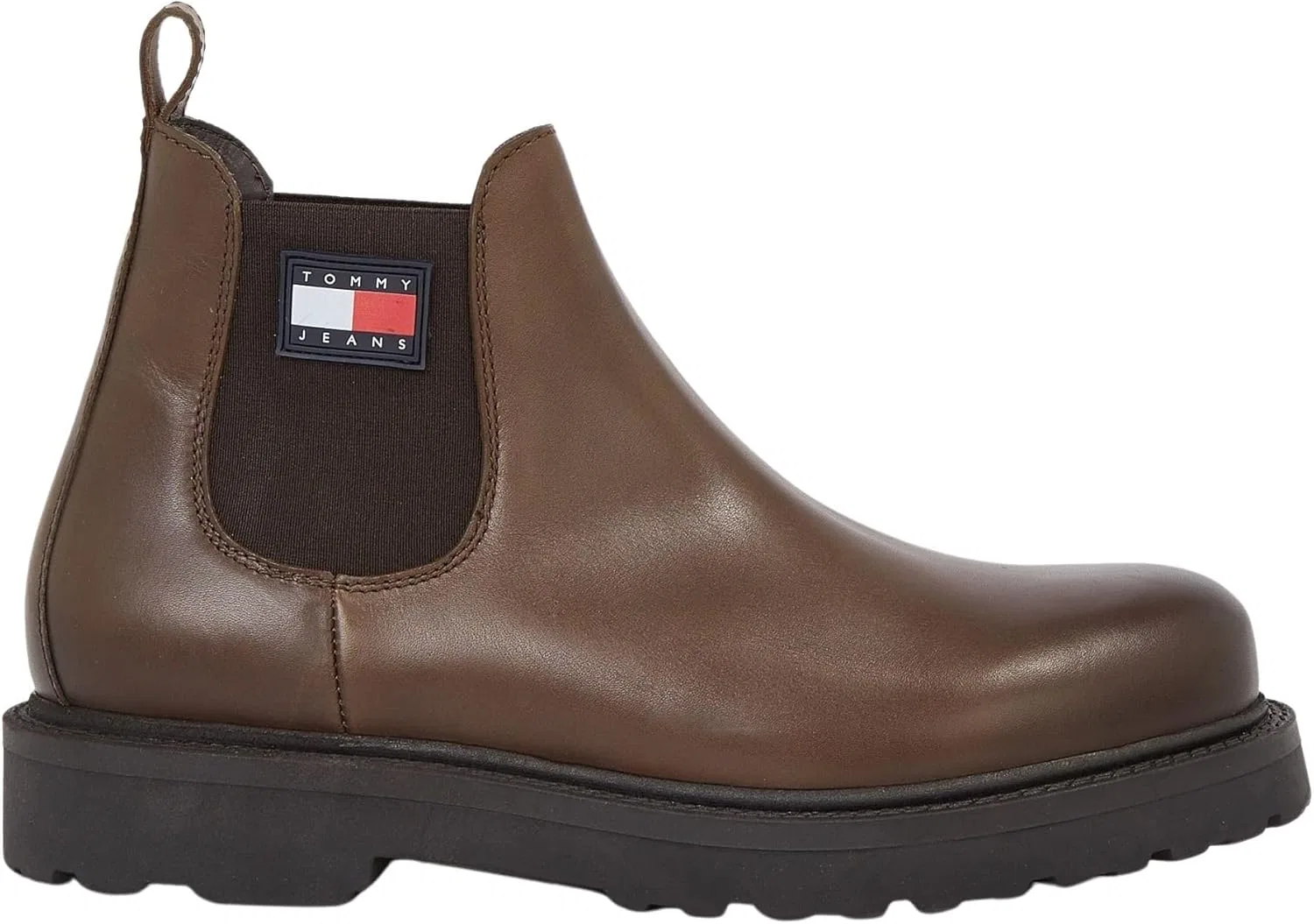 Мужские ботинки Tommy Hilfiger TJM Napa Leather Em0em01254 средней высоты, Brown — фото 4