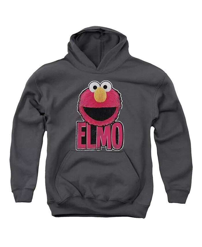 

Толстовка с капюшоном Elmo Smile для мальчиков Sesame Street, серый