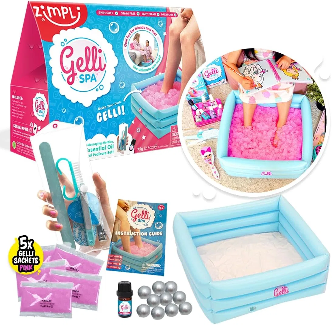Набор для спа-вечеринки Gelli Spa от Zimpli Kids, 5 применений Zimpli