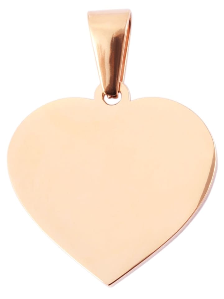 

Adeliás Женский кулон - Сердце. Кулон в форме сердца из нержавеющей стали с золотым покрытием