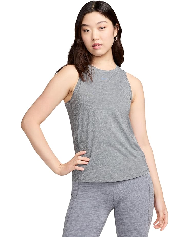 

Топ Nike One Classic Dri-FIT Tank Top, цвет Smoke Grey/Heather/Black