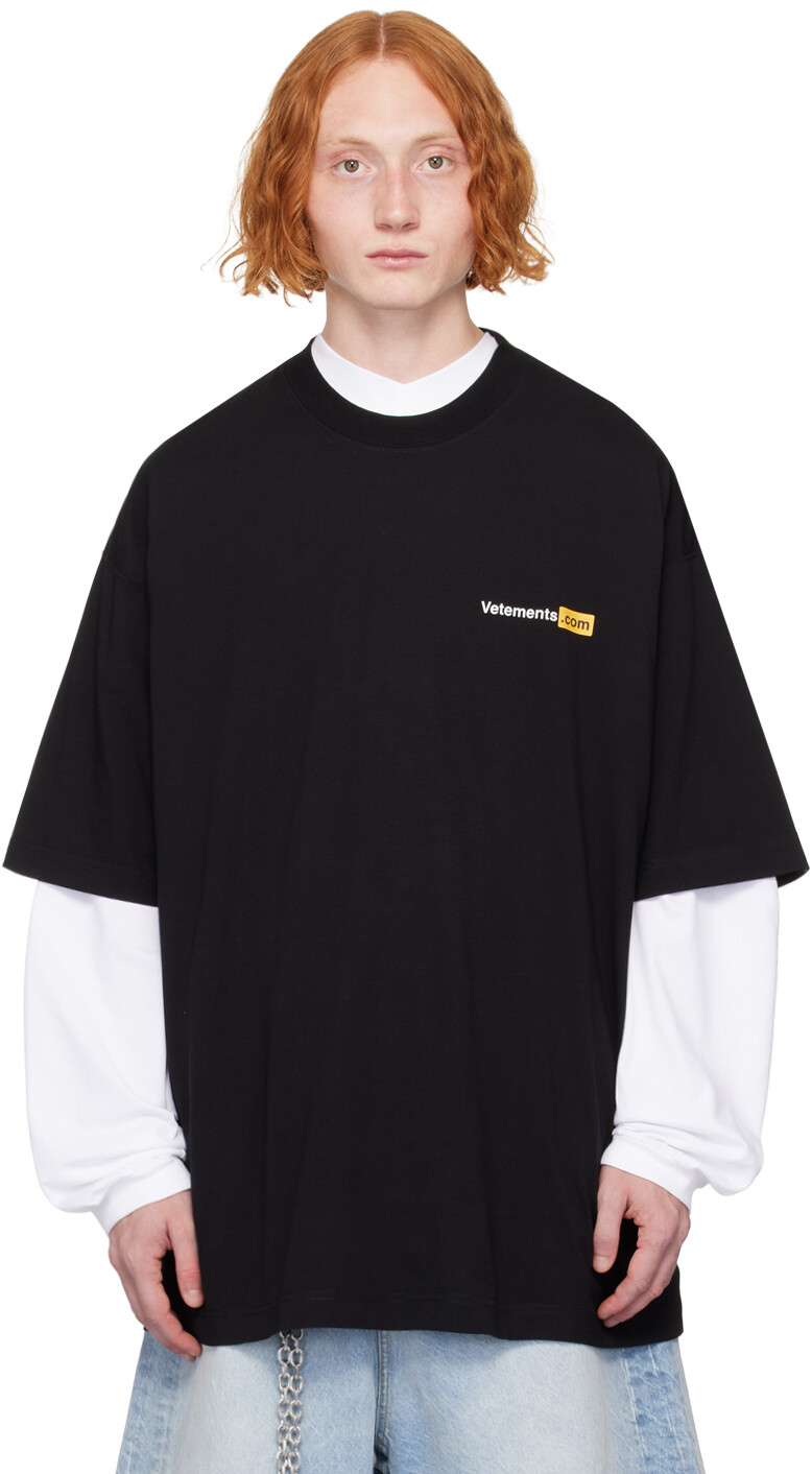 

Футболка с логотипом VETEENTS XXX VETEMENTS