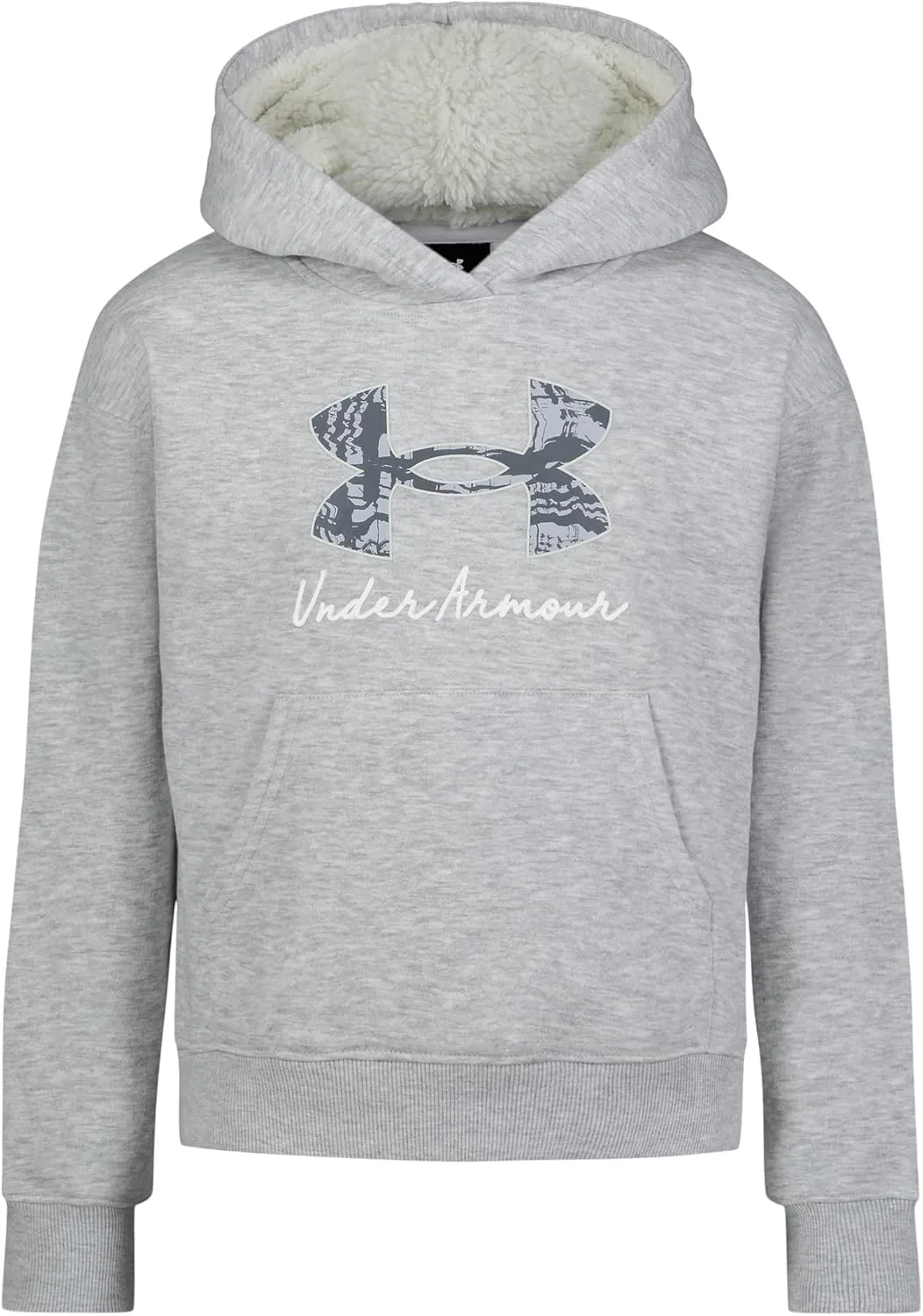 Худи детское флисовое Under Armour, Outdoor Collection, Mod Gray