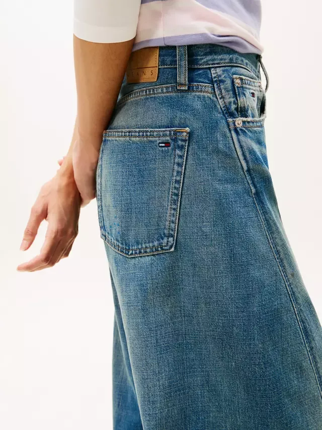 Джинсы Tommy Jeans Ella Barrel Tapered Fit, цвет синий (средний) Tommy Hilfiger — фото 4