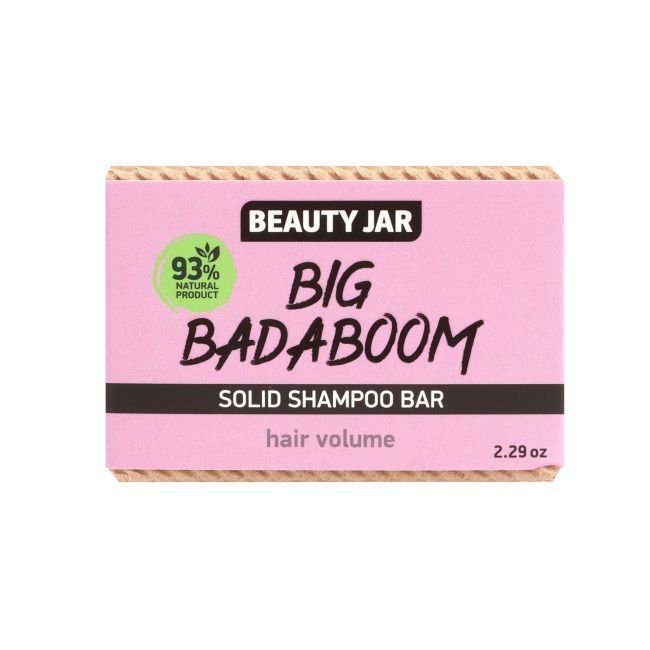 

Big badaboom твердый шампунь для волос Beauty Jar, 65 гр