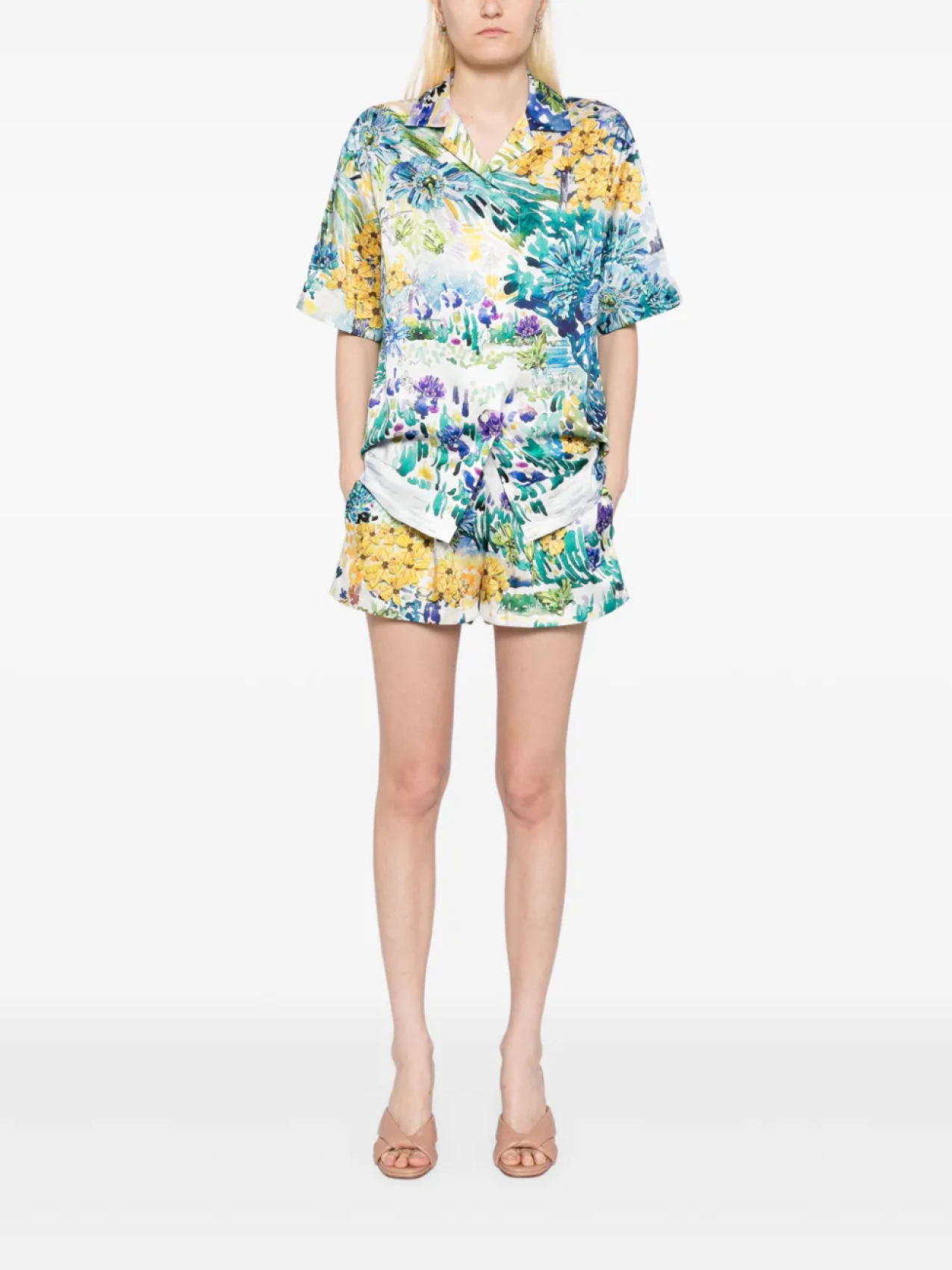 

Шорты Мэри Катранзу Валло Mary Katrantzou, белый