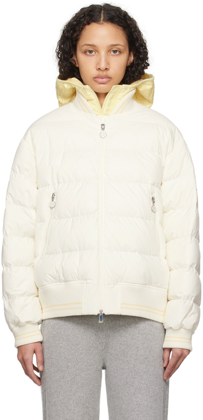 

Кремового цвета Пуховик Argo Moncler