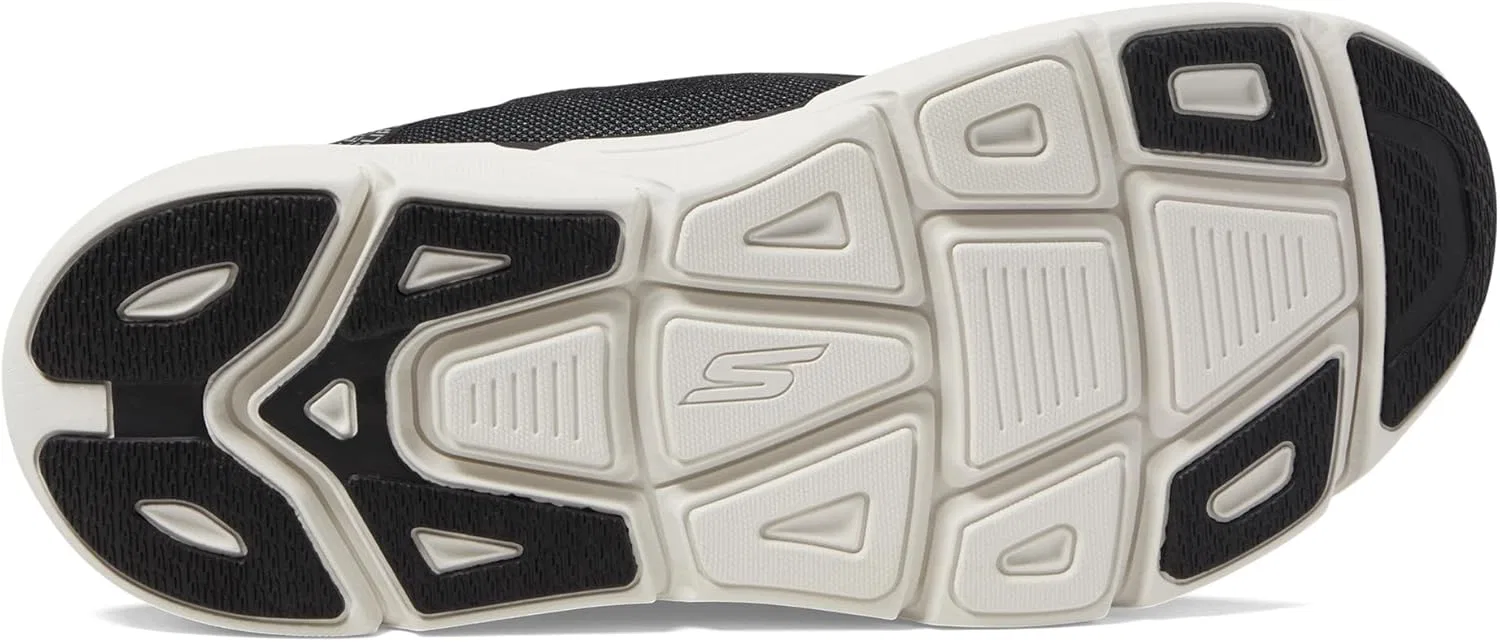 Мужские кроссовки Skechers Max Cushioning Premier Ascendant Hands Free без шнурков, Black White — фото 3