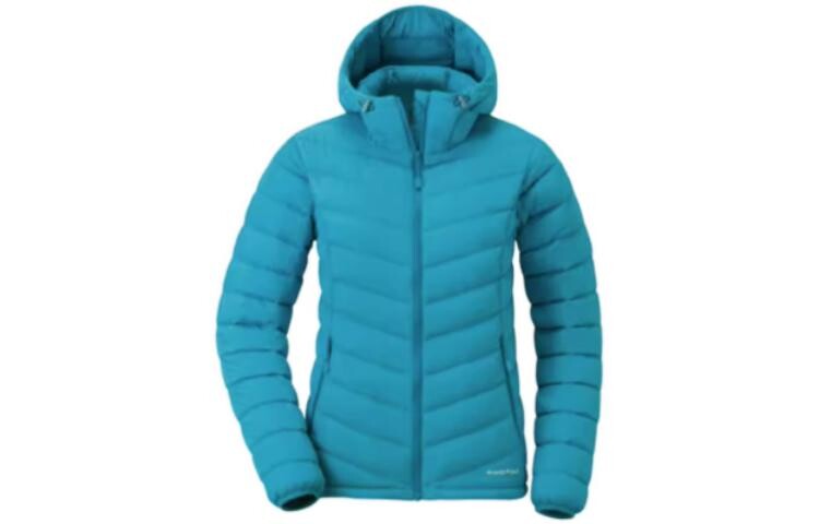 

Пуховик женский Montbell, цвет European version - TQB turquoise blue