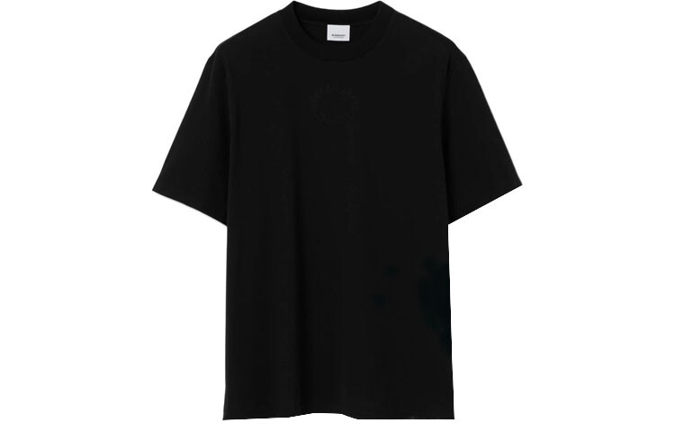 

Футболка с круглым вырезом Burberry с короткими рукавами, цвет Black