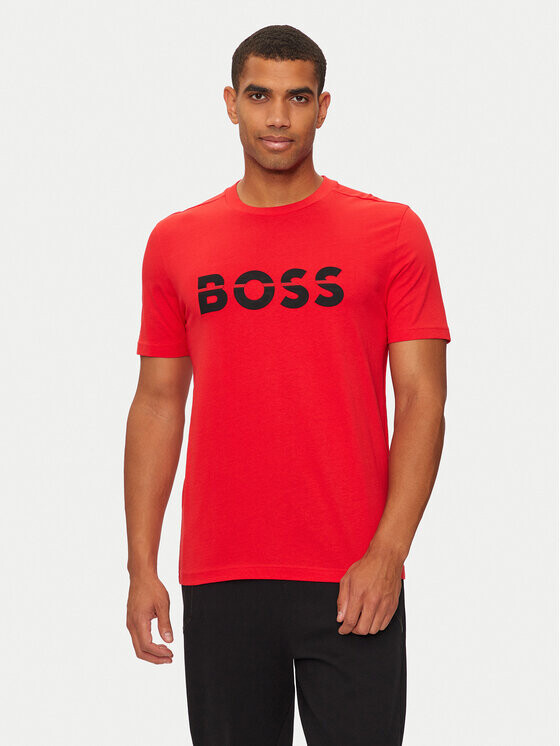 

Футболка стандартного кроя Boss, красный